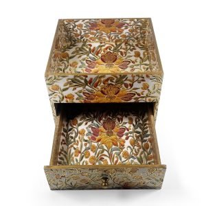 Floral Wooden Storage Box