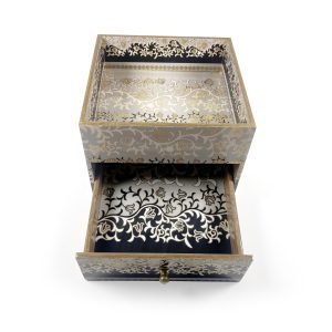 Royal Pattern Wooden Storage Box