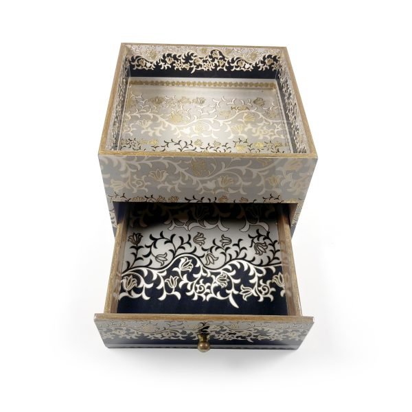 Royal Pattern Wooden Storage Box