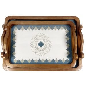 Multipurpose Wooden Tea & Snack Tray