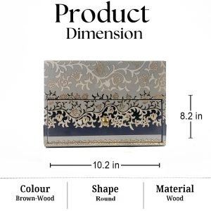 Royal Pattern Wooden Storage Box