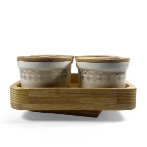 Kitchen Essentials Jar Set with Tray,