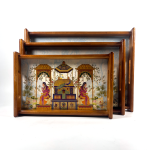 Artisan Edge Wooden Tray (3PCS)