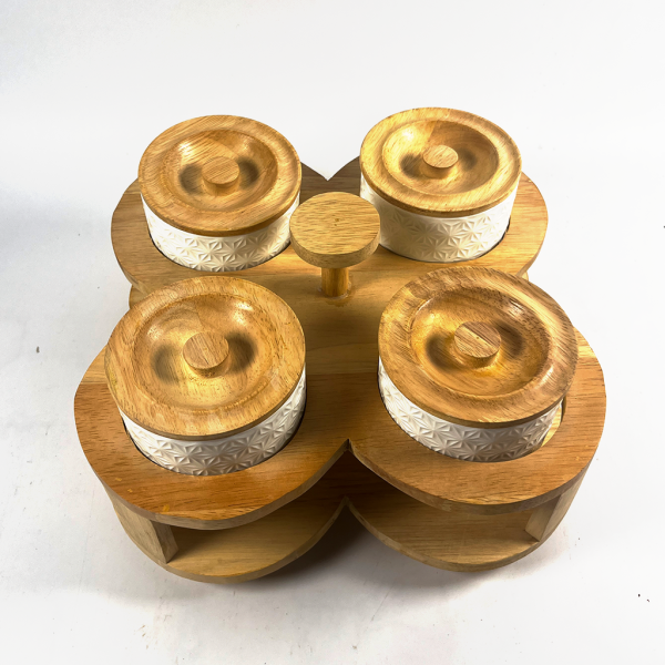 Handmade Ceramic Jar Set of 4