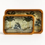 Decorative 2-Piece Tray Set