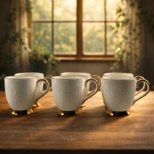 Luxury Gold Rim Cup – Elegant & Stylish