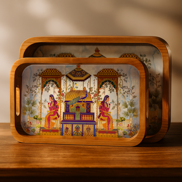 Multipurpose Wooden Tray