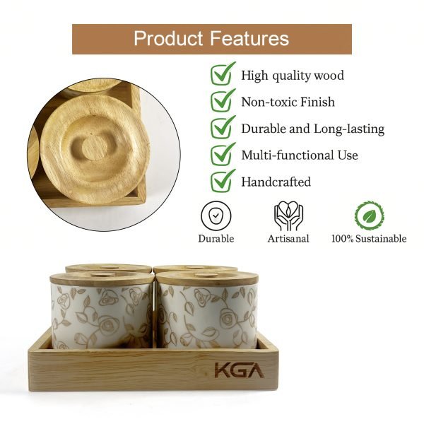 All-in-One Storage Jar Set with Tray