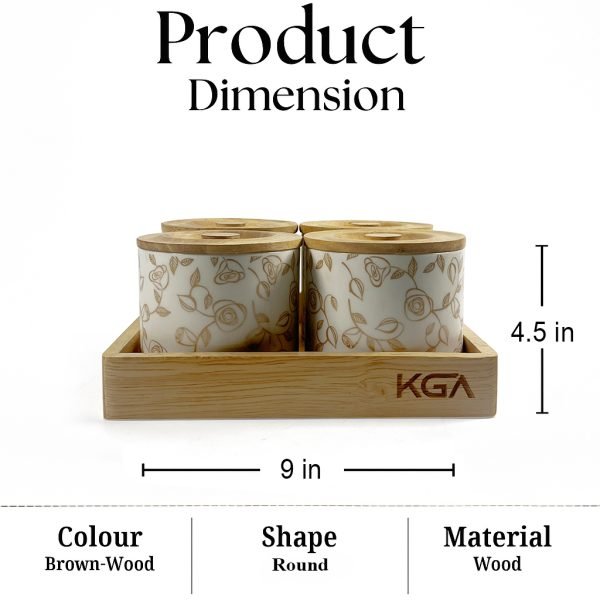 All-in-One Storage Jar Set with Tray
