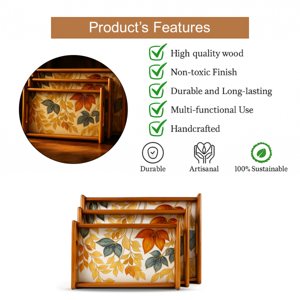 Premium Serving Tray Set (3PCS)