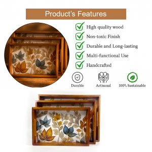 Handcrafted Wooden Tray