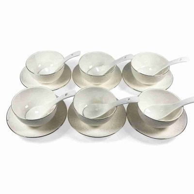 SOUP SET 18 PCS NADIA PLAIN