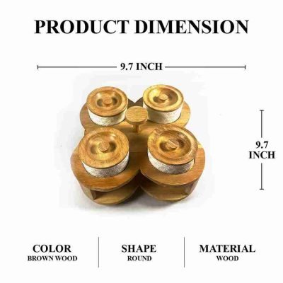 Handmade Ceramic Jar Set of 4