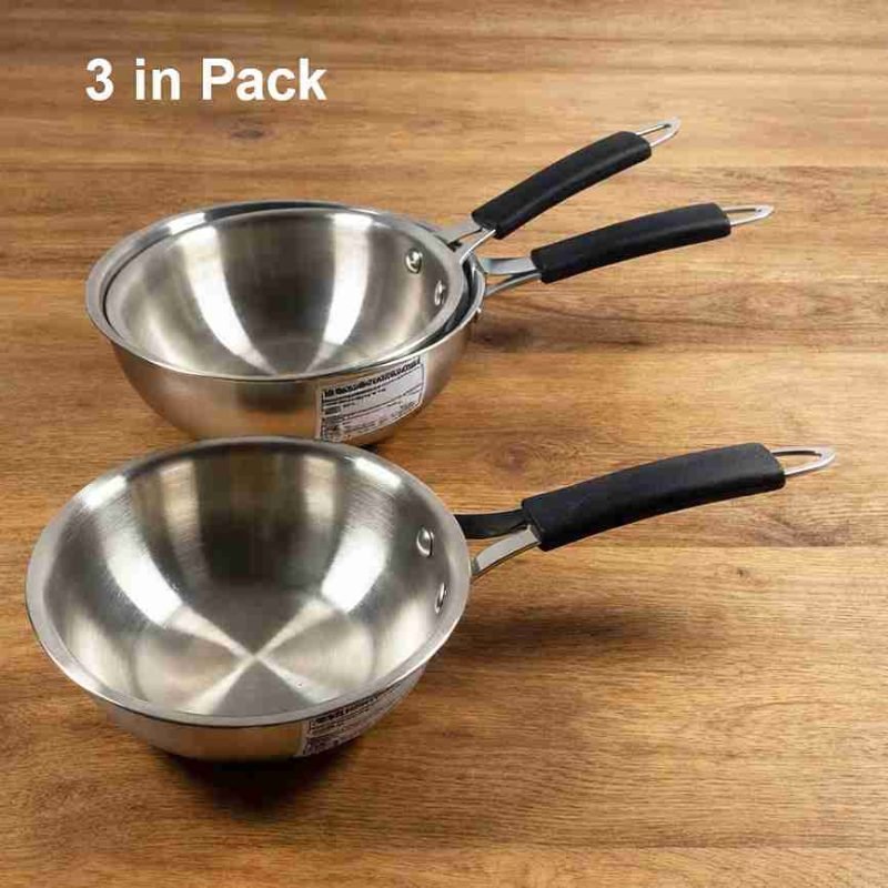Stainless Steel Mini Frypan-Small Size (Set of 1)