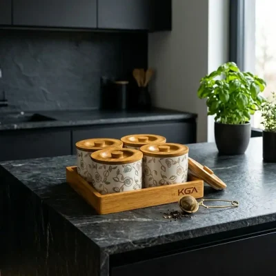 Imperio all in one jars 4 pieces tray