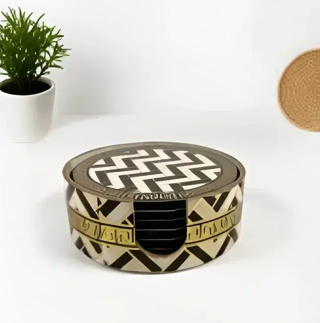 Signature Round Coaster-Heat Resistant (Set of 1)