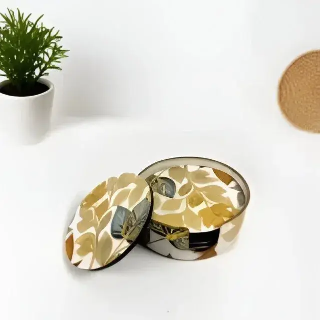 Signature Round Coaster-Heat Resistant (Set of 1)