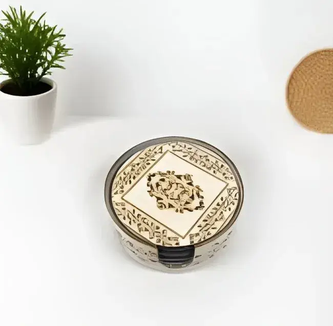 Signature Round Coaster-Heat Resistant (Set of 1)