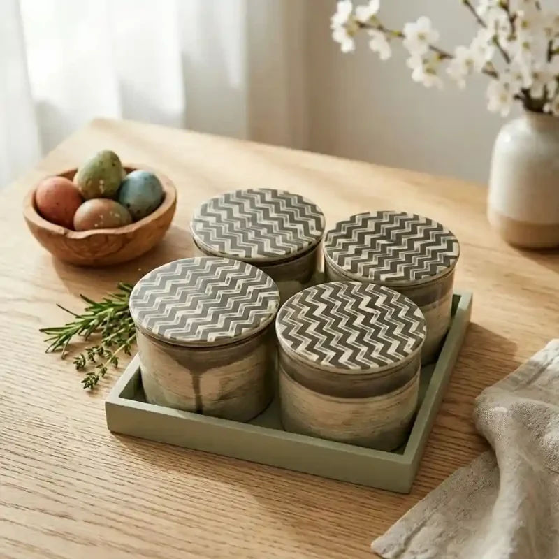 Signature Dryfruit Box-4 Compartment-Serving (Set of 1)