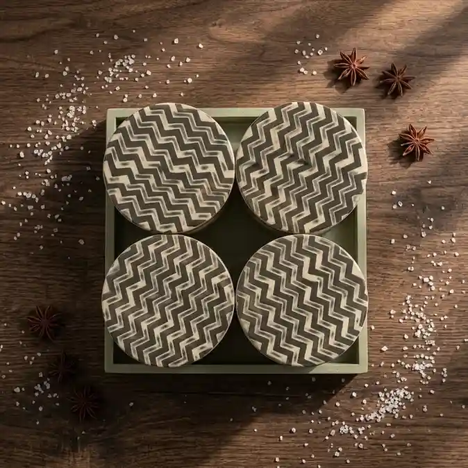 Signature Dryfruit Box-4 Compartment-Serving (Set of 1)