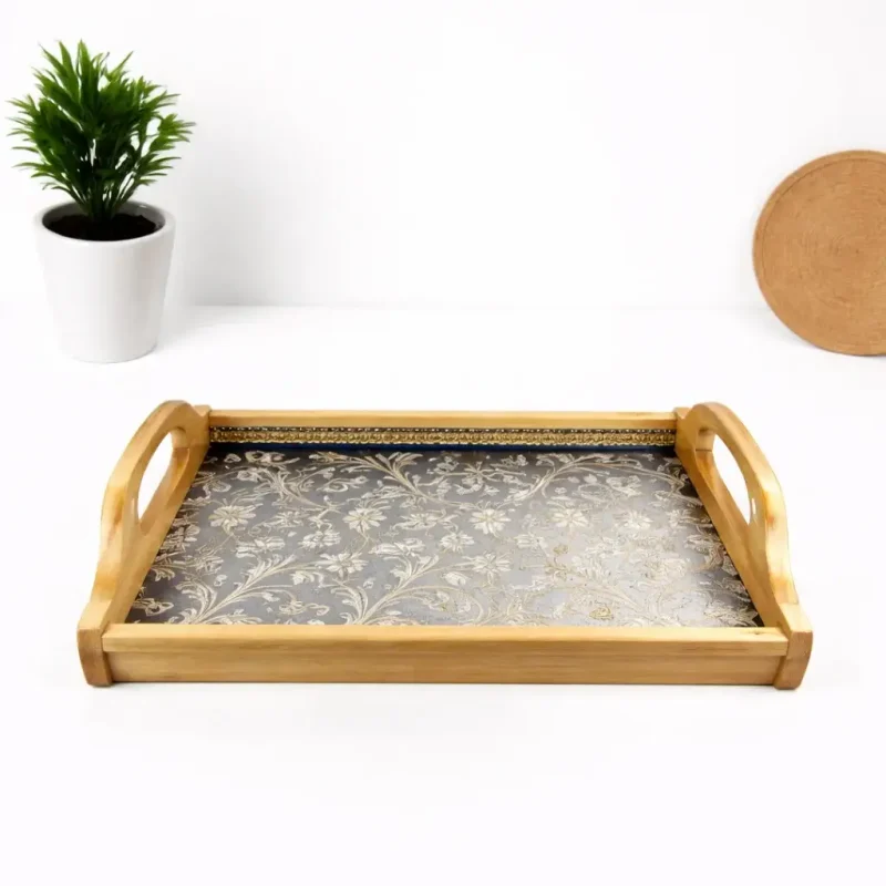 Galaxy Serving Tray-Arc Printed-Rectangle (Set of 1)