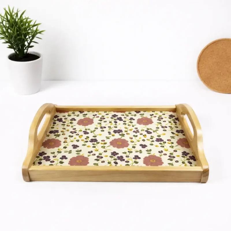 Galaxy Serving Tray-Arc Printed-Rectangle (Set of 1)