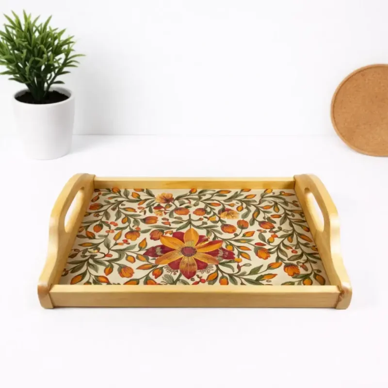 Galaxy Serving Tray-Arc Printed-Rectangle (Set of 1)