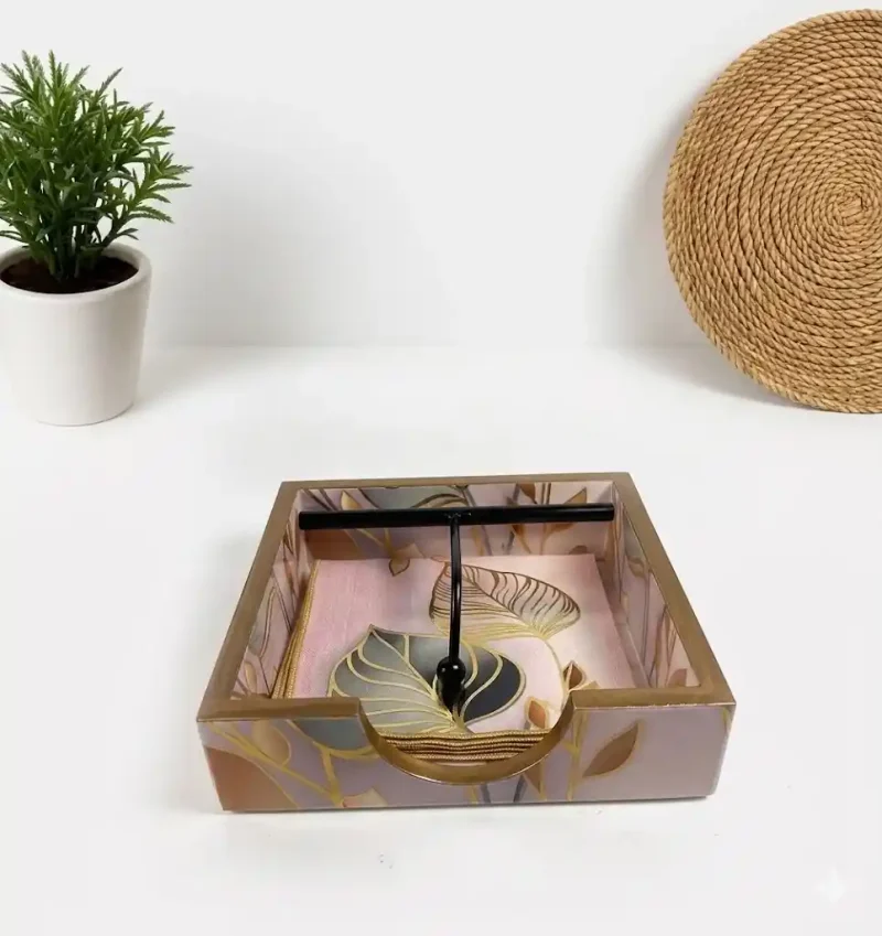 Signature Napkin Holder - Premium Tissue Stand (Set of 1)