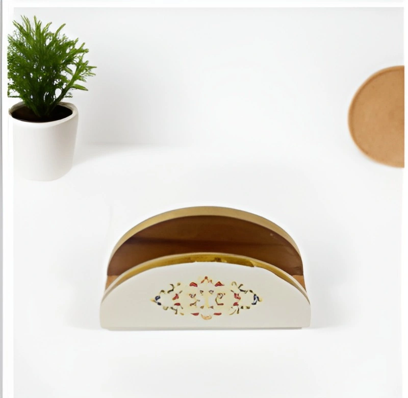 Signature Napkin Holder - Compact Tissue Stand (Small Size)