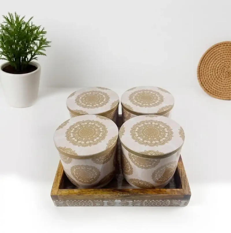 Imperial 4 Glass Serving Set - Premium & Durable for Home (Set of 1)