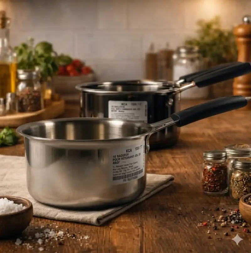 Stainless Steel Saucepan No 11-Durable Milk Pan (Set of 1)