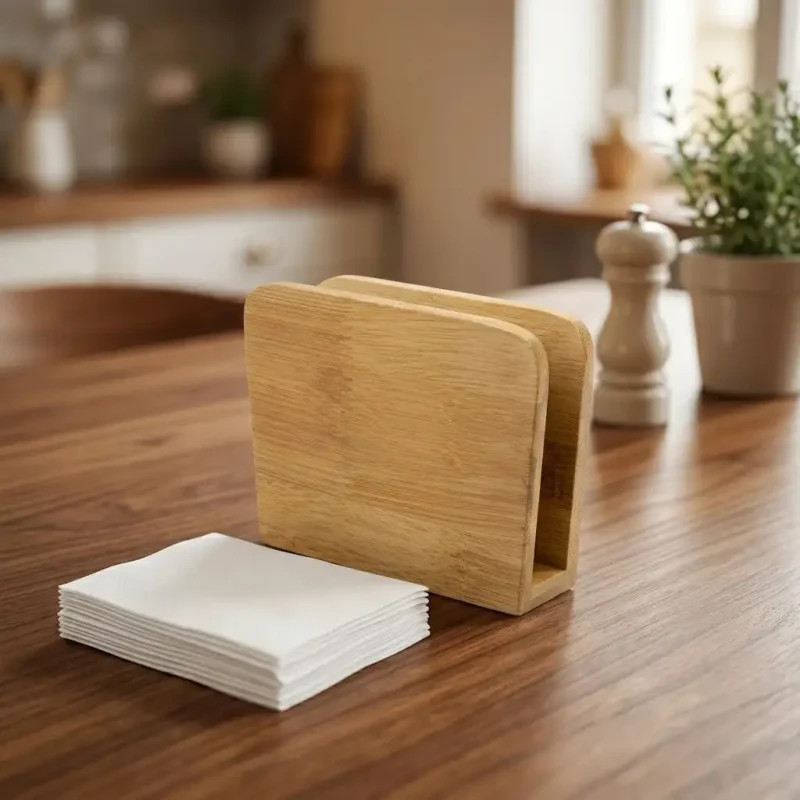 Rectangular Napkin Stand - Durable Tissue Holder (Set of 1)