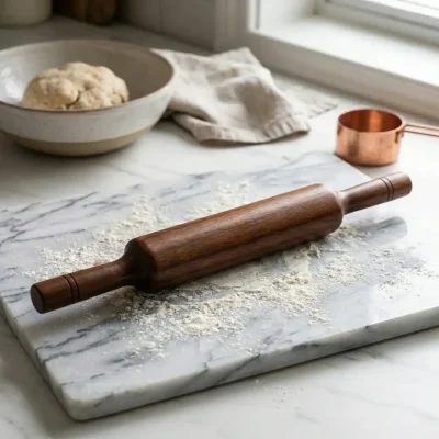 Sheesham wood rolling pin belan 14 inch kitchen