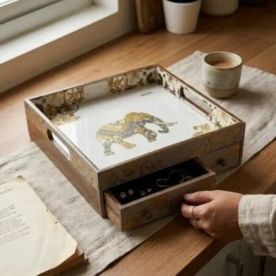 Signature Desk Organiser-Premium Office Storage (Set of 1)