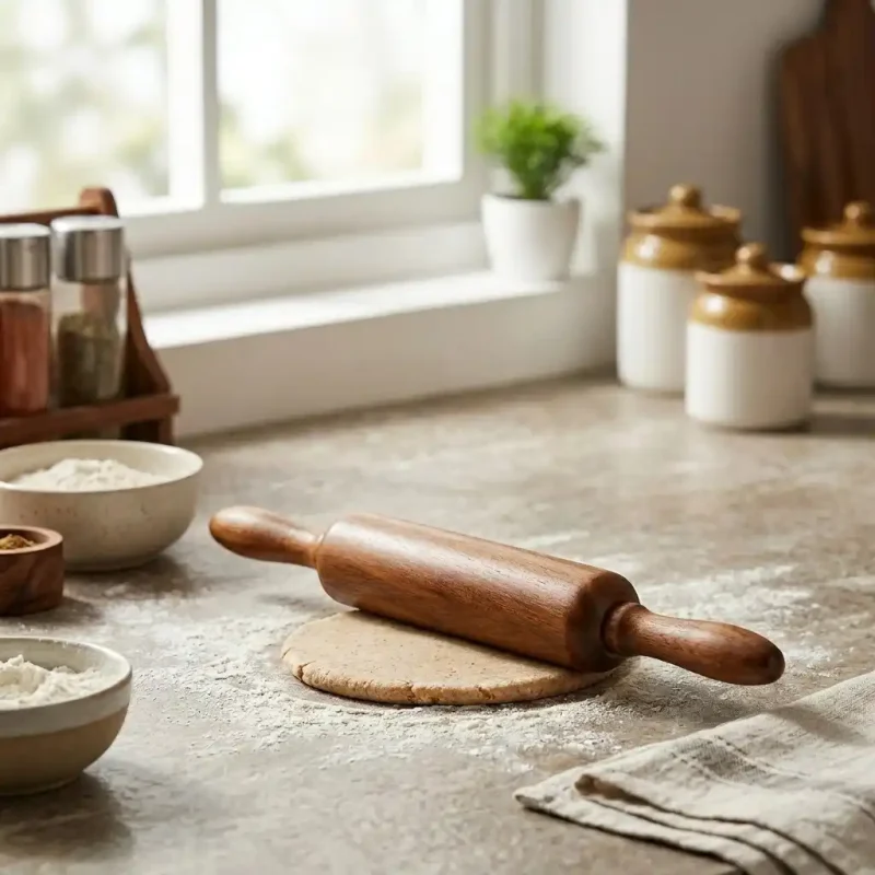 Wooden Rolling Belan-14 Inch Belan-Kitchen (Set of 1)
