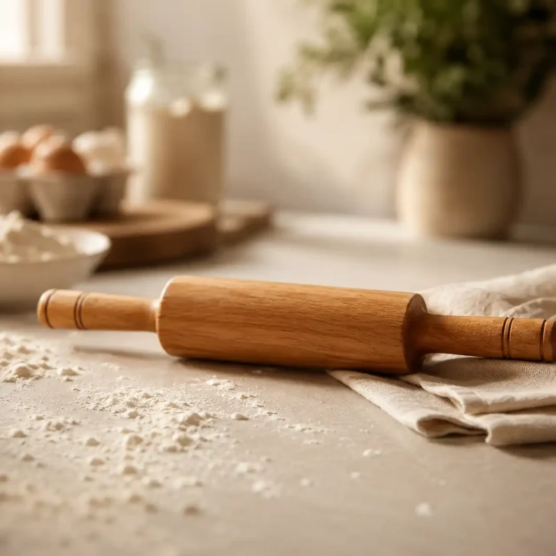 Big Wooden Belan-Heavy Duty Rolling Pin for Roti (Set of 1)