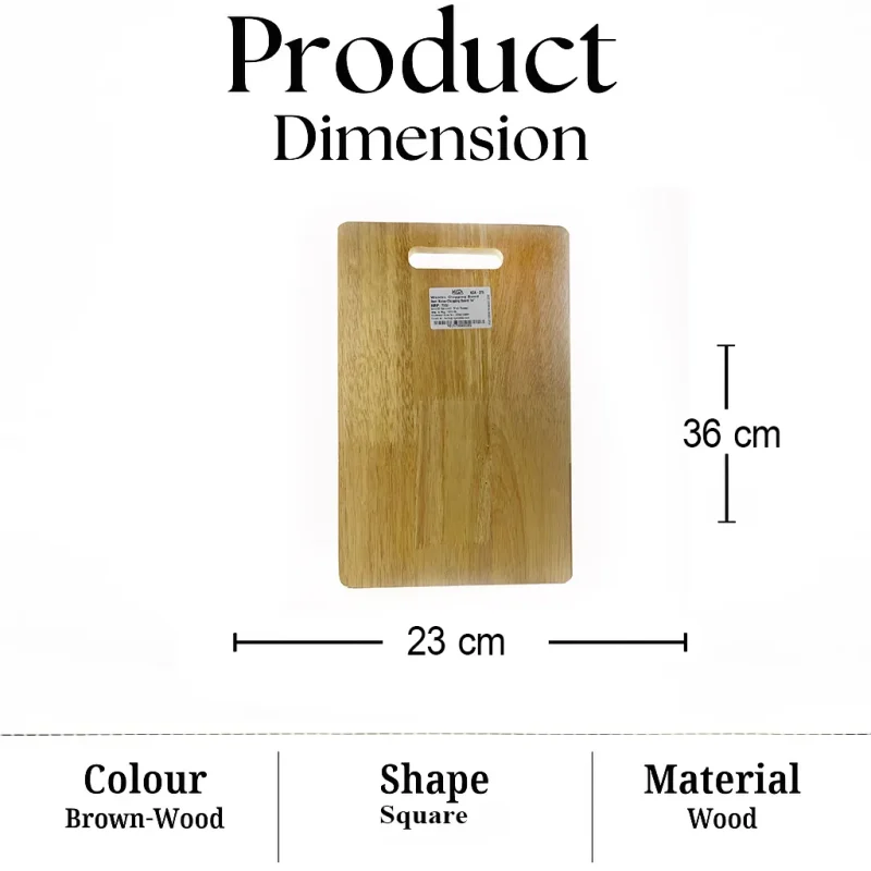 Chopping Board 14 Inch - Large Food Grade Cutting (Set of 1)