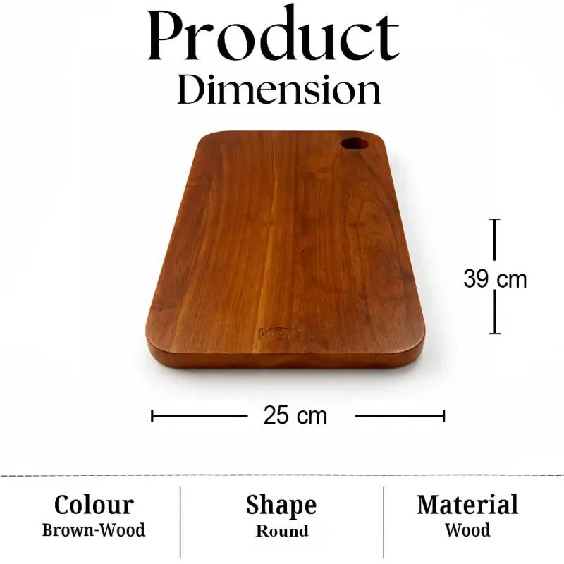 Colored Chopping Board - Food Grade Cutting (Set of 1)