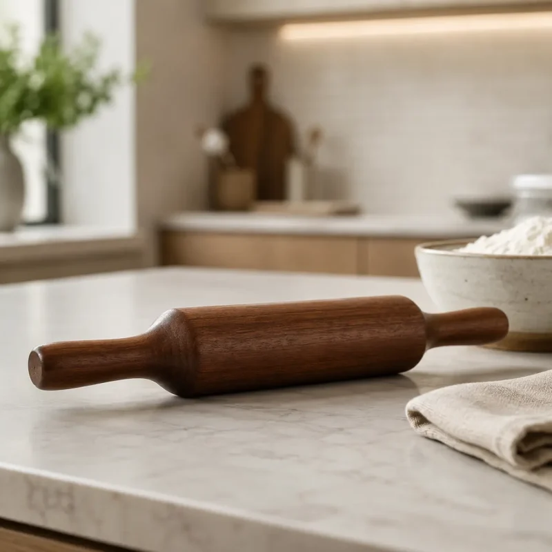 Export Quality Wooden Belan-Smooth Rolling Pin (Set of 1)