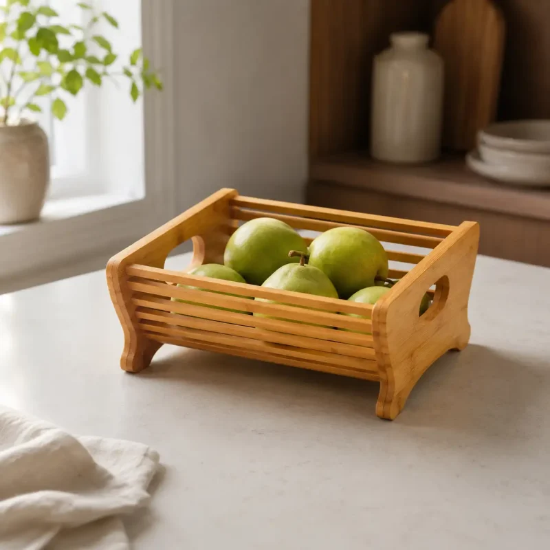 Modern Kitchen Fruit Basket-Stylish Table Storage (Set of 1)