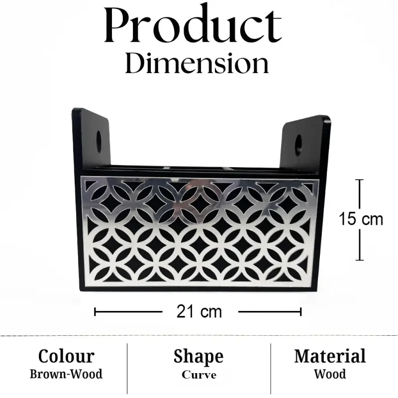 Napkin Cum Cutlery Holder With 3 Compartment (Set of 1)