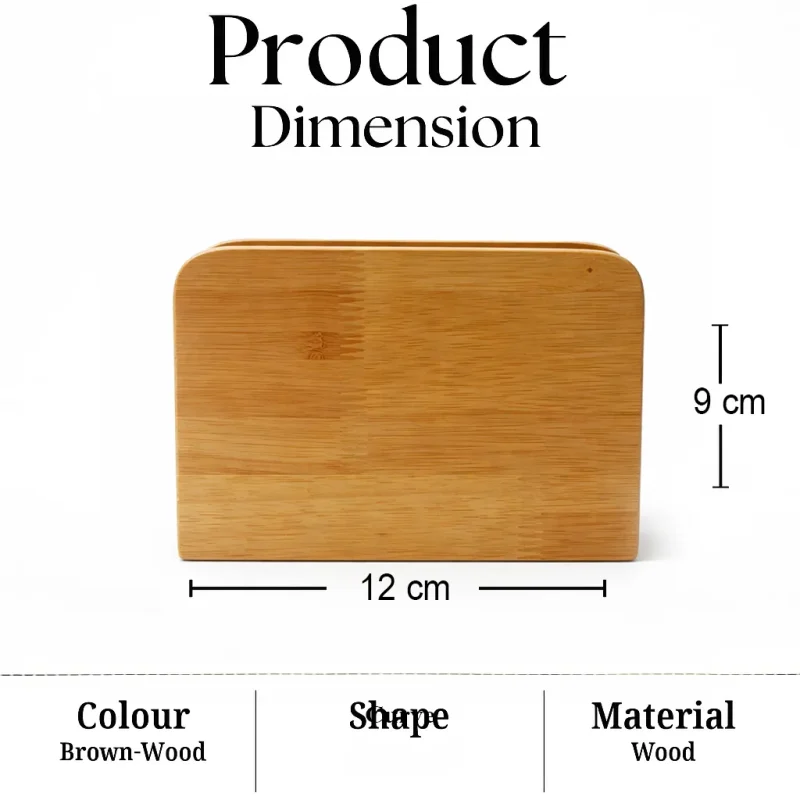 Rectangular Napkin Stand - Durable Tissue Holder (Set of 1)