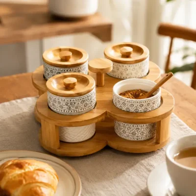 Revolving Cutlery 4 Organizer - 360 Degree Rotating (Set of 1)