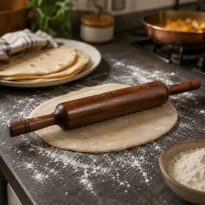 Sheesham Wood Belan-14 Inch Rolling Pin (Set of 1)