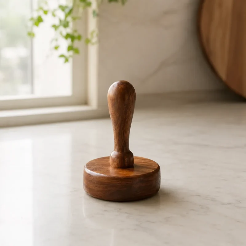 Sheesham Wood Mesher-Handcrafted Vegetable (Set of 1)