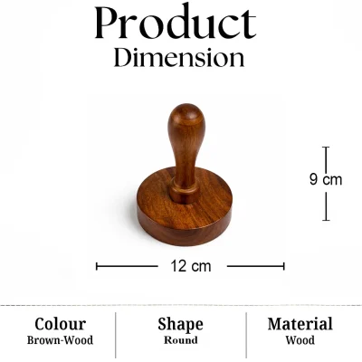Sheesham Wood Mesher-Handcrafted Vegetable (Set of 1)