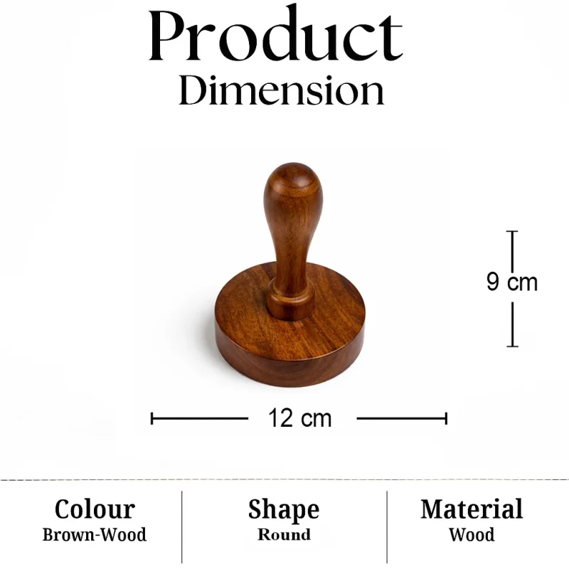 Sheesham Wood Mesher-Handcrafted Vegetable (Set of 1)