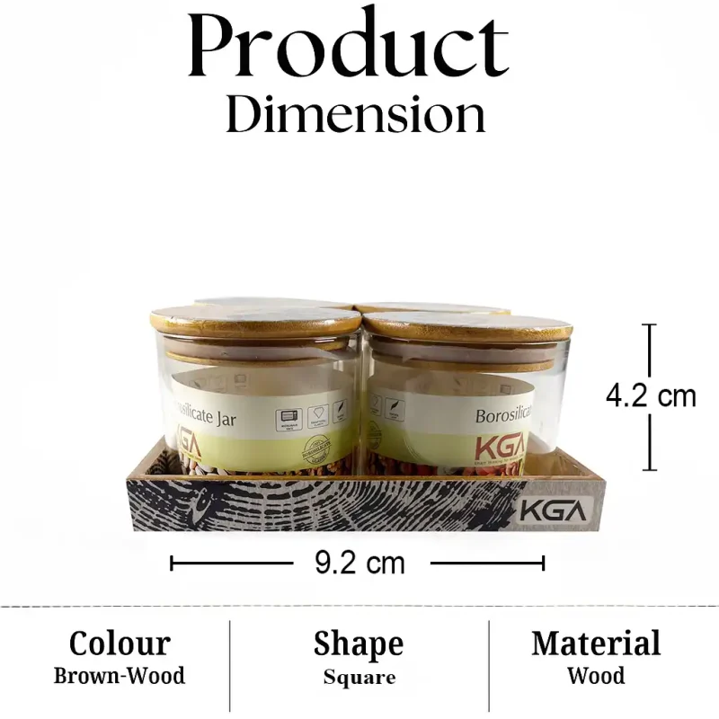 Signature Dryfruit Box-4 Compartment-Serving (Set of 1)