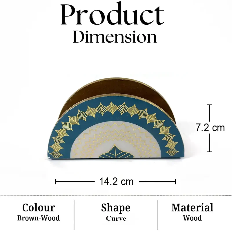 Signature Napkin Holder - Compact Tissue Stand (Small Size)
