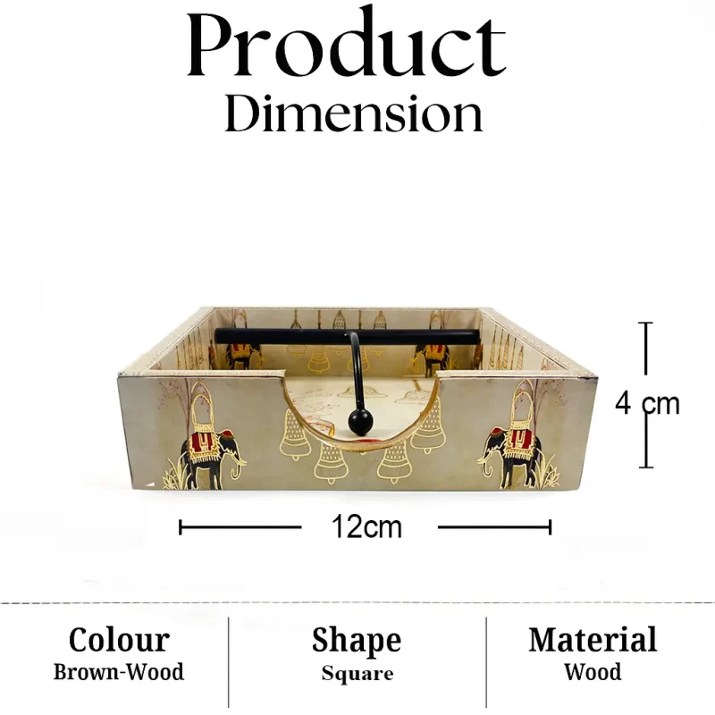 Signature Napkin Holder - Premium Tissue Stand (Set of 1)